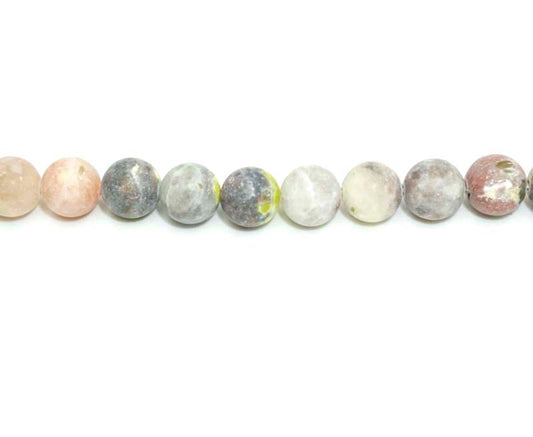 8mm Chilli Jasper Round Matt Beads