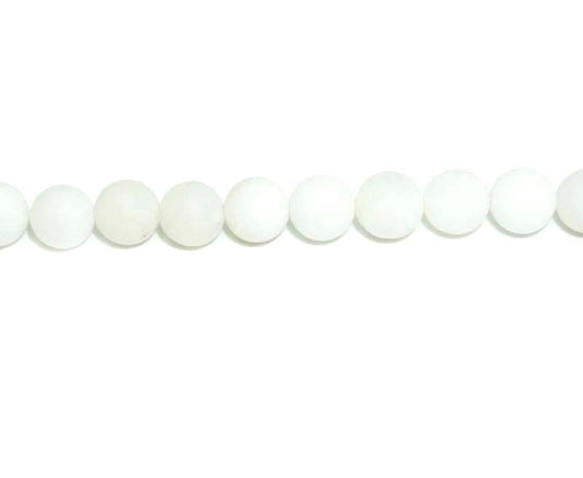 8mm Quartz Round Matt Beads