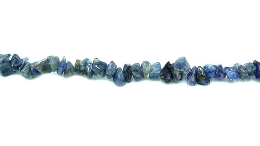 36 inch Tanzanite Chips Beads
