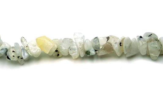 36 inch Rainbow Moonstone Chips Beads
