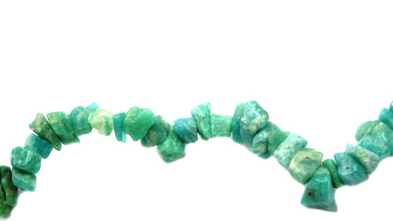 36 inch Russian Amazonite Chips Beads