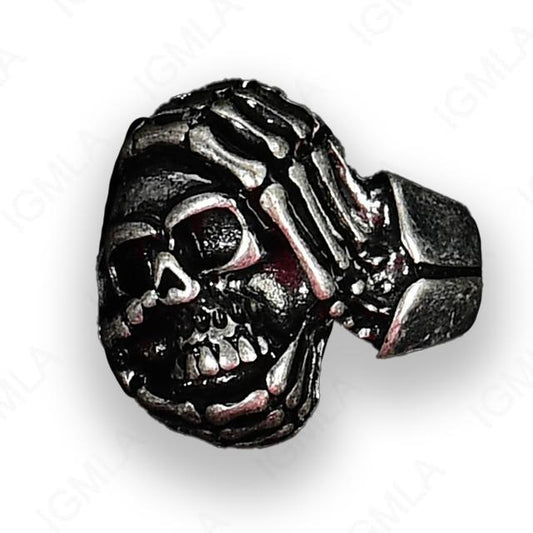 Zinc Alloy Skull Rings 12 Pc Box
