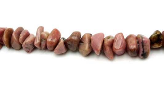 16 inch Rhodonite Chips Beads