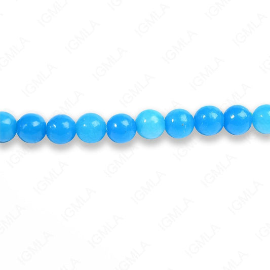 4mm Dyed Amazonite Round Beads
