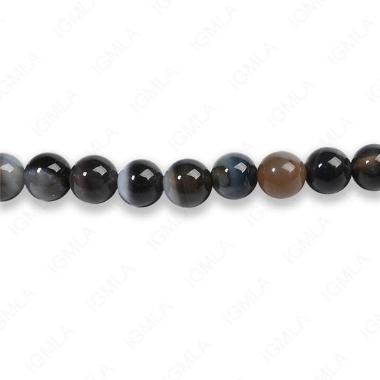 4mm Natural Agate Round Beads