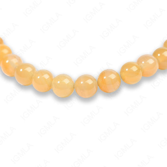 4mm Grey Agate Round Beads