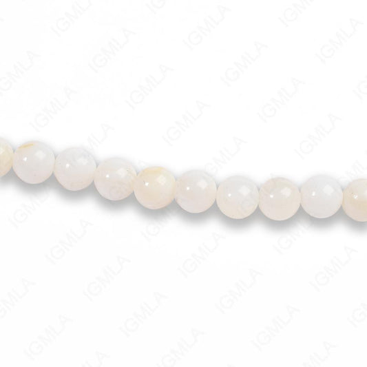 4mm Shell Round Beads