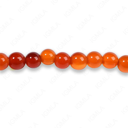 4mm Carnelian Round Beads