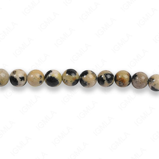 4mm Dalmation Jasper Round Beads