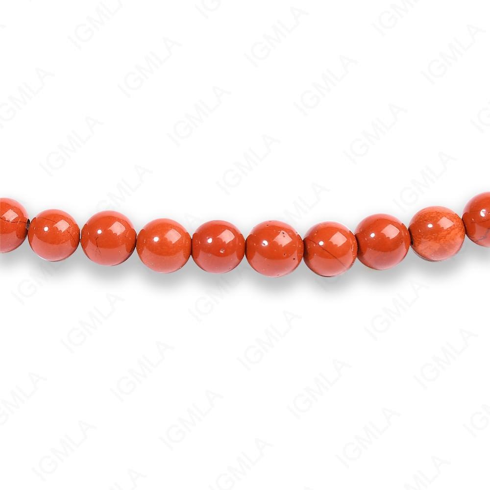 4mm Red Jasper Round Beads