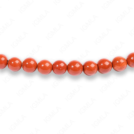 4mm Red Jasper Round Beads