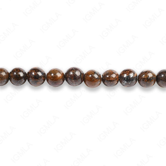 4mm Bronzite Round Beads