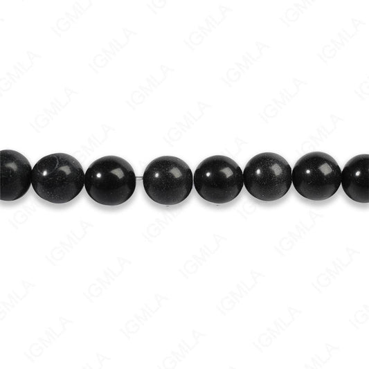 8mm Black Jasper Round Beads