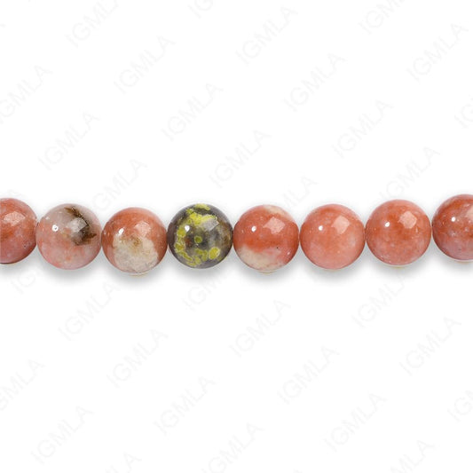 8mm Chilli Jasper Round Beads