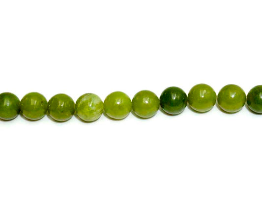 8mm Chiinese Nephrite Round Beads