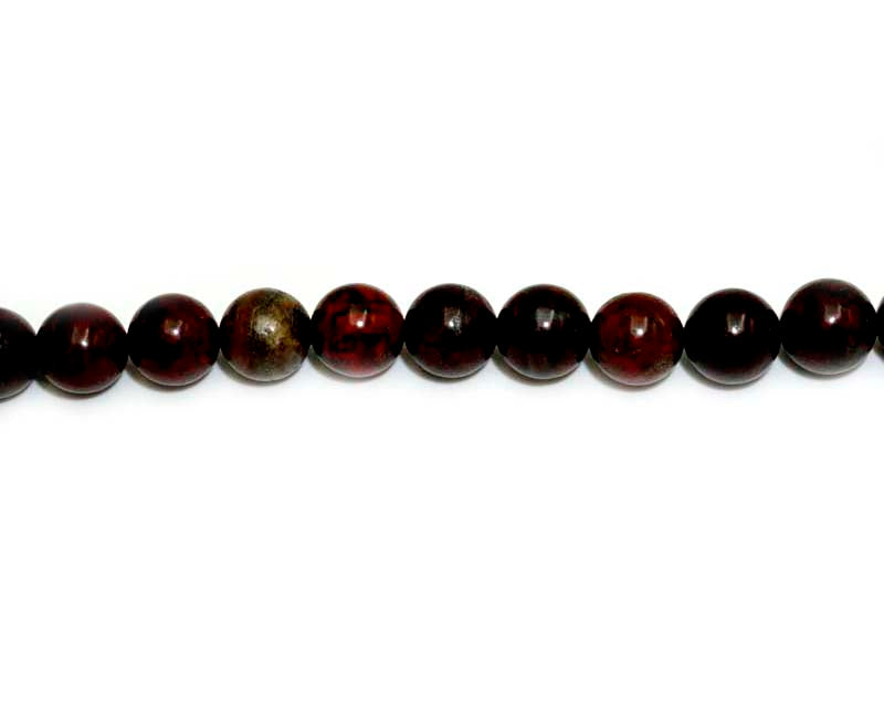 8mm Breciated Jasper Round Beads