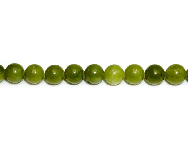 8mm Chinese Nephrite Round Beads