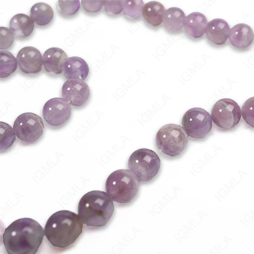 8mm Amethyst Round Beads
