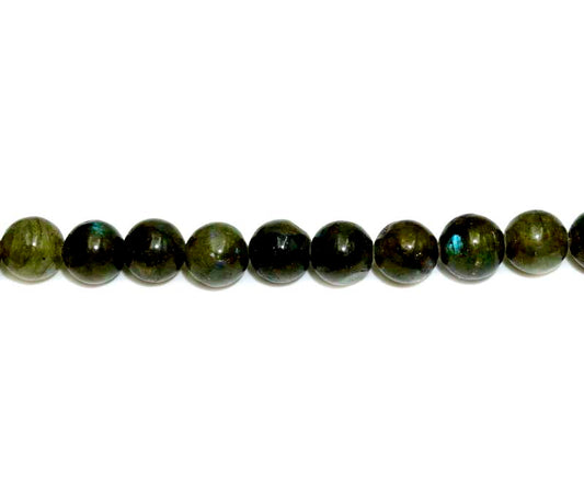 8mm Madagascar Labradorite Round Beads