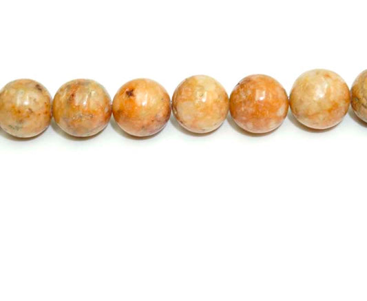 12mm Pink Chilli Jasper Round Beads