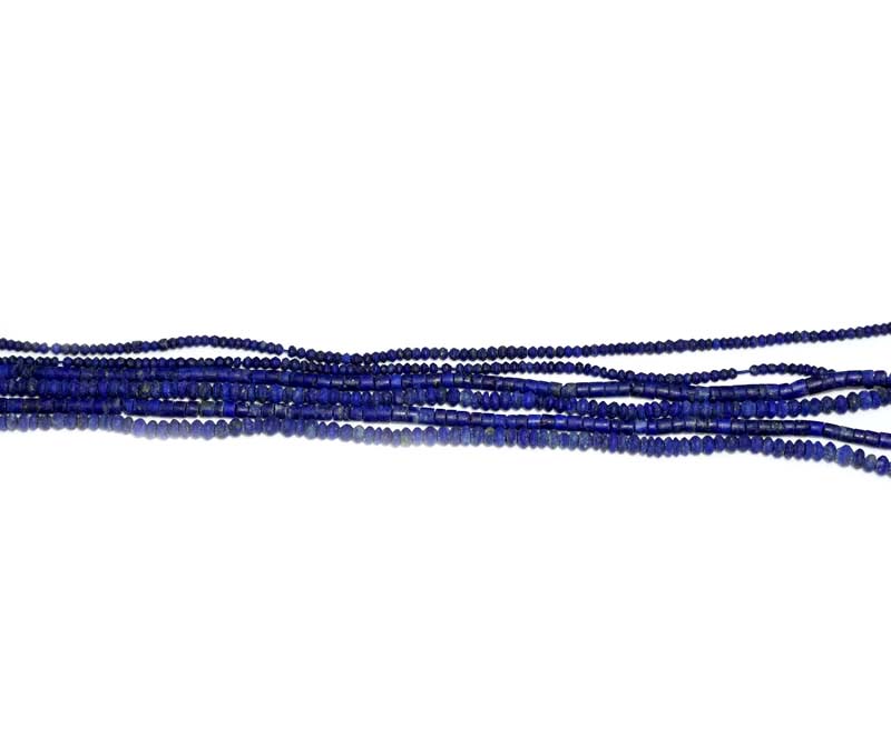 16 inch Lapis Heishi Beads