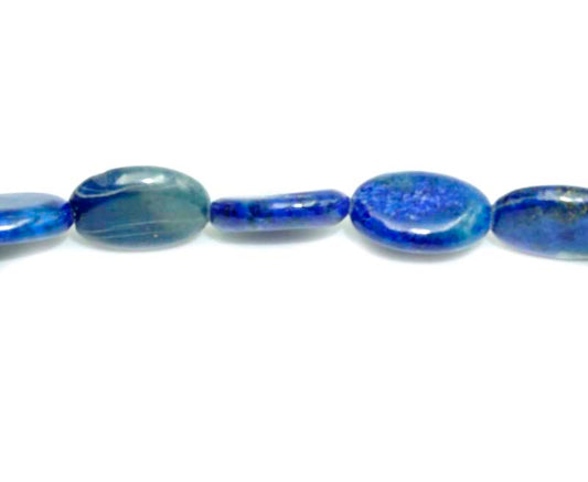 16 inch Lapis Oval Beads