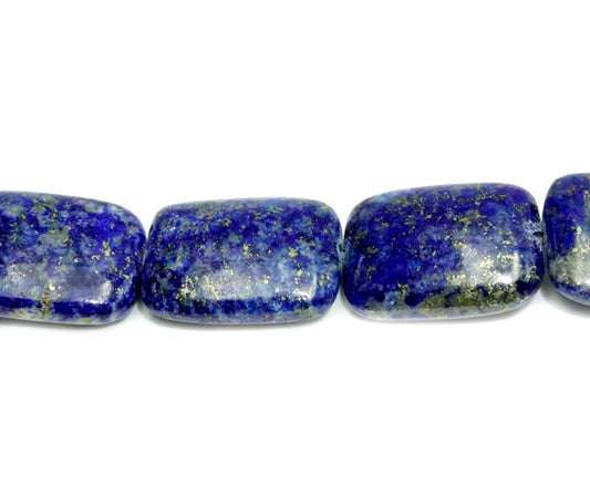 16 inch 15X20mm Lapis Rectangle Beads