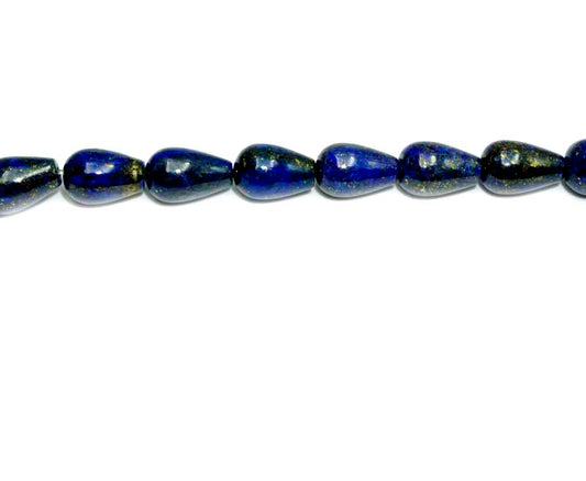 16 inch Lapis Tear Drop Beads