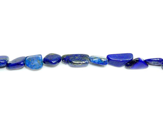 16 inch Small Lapis Tumble Beads
