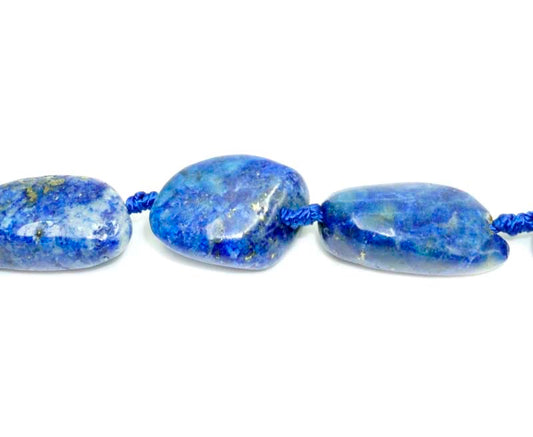16 inch Lapis Tumble Beads