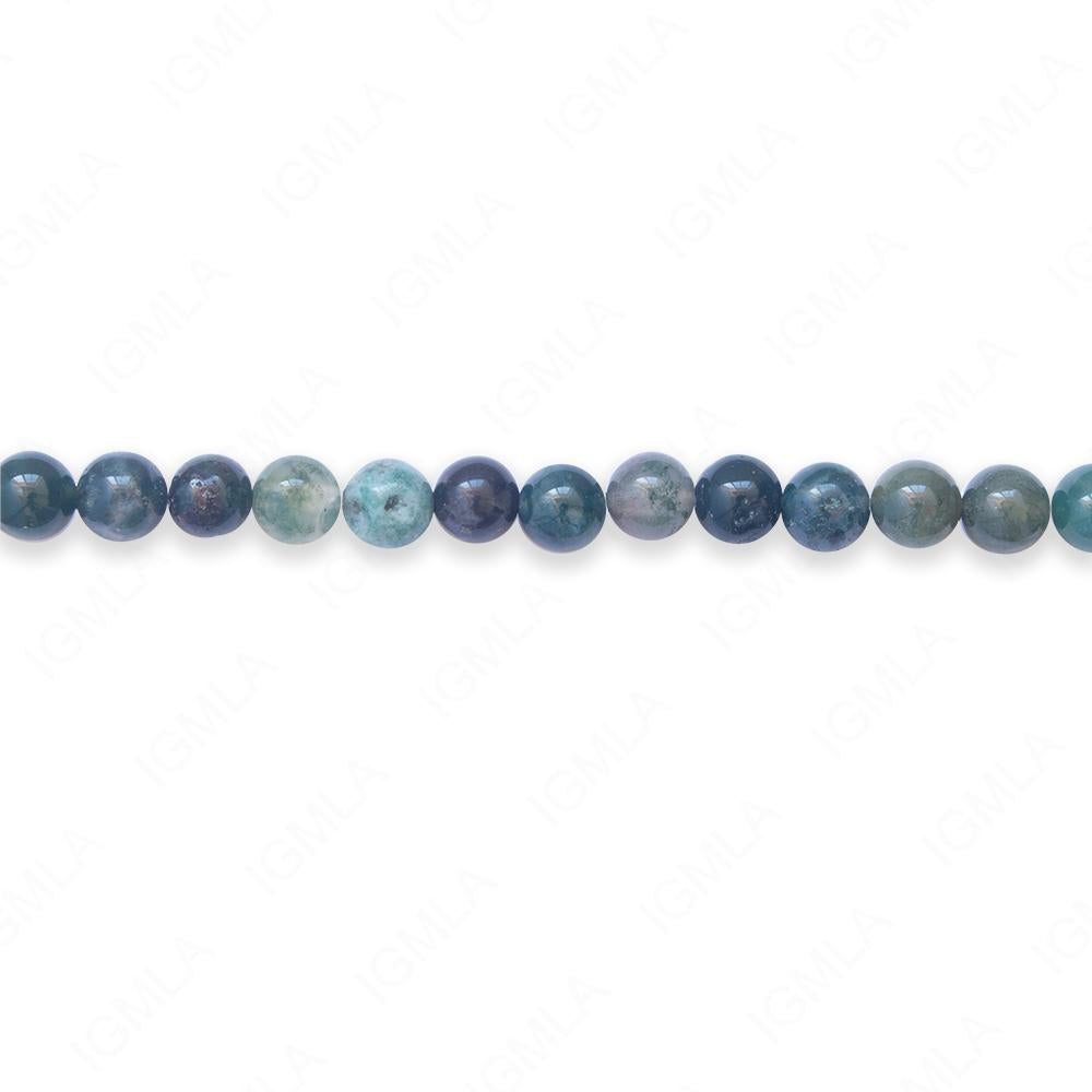16 inch 6mm Blood Stone Natural Round Beads
