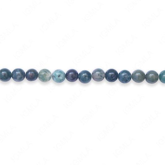 16 inch 6mm Blood Stone Natural Round Beads