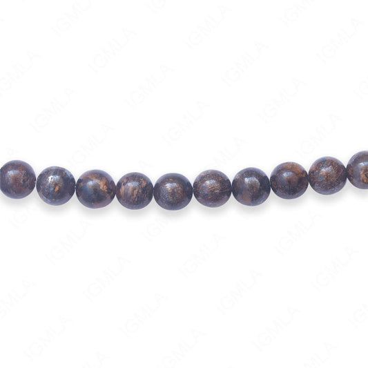 16 inch 6mm Bronzite Natural Round Beads