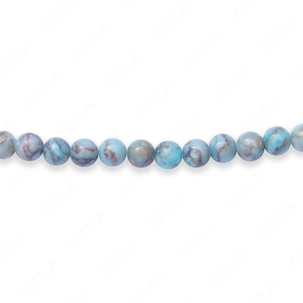 16 inch 6mm Turquoise Stone Round Beads
