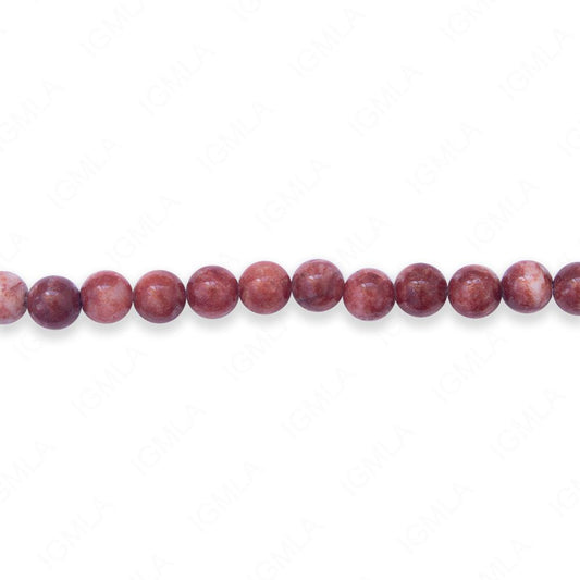 16 inch 6mm Brazil Poppy Jasper Round Beads