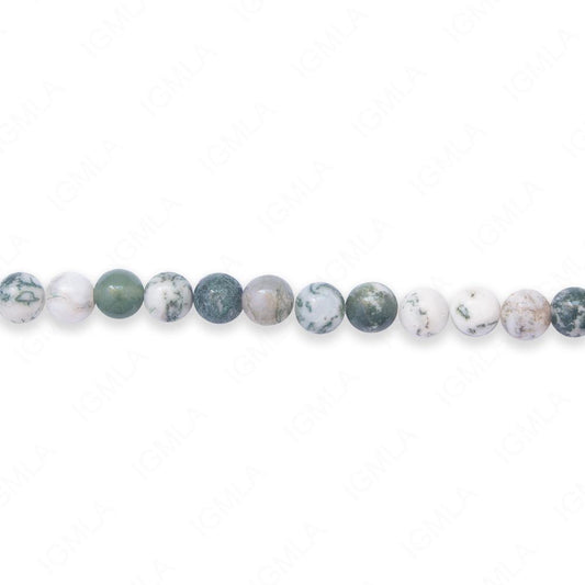 16 inch 6mm Tree Agate Jasper Natural Round Beads