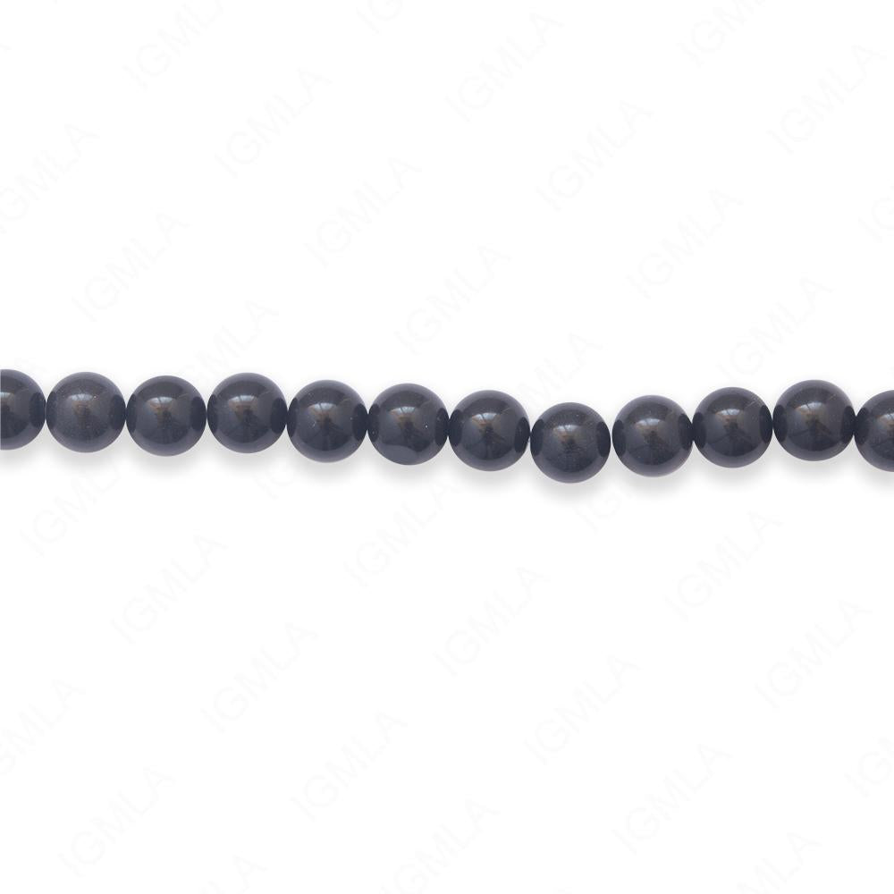 16 inch 6mm Black Jasper Natural Round Beads