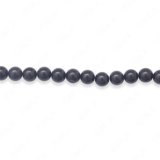 16 inch 6mm Black Jasper Natural Round Beads