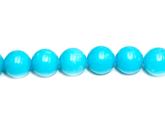 16 inch 10mm Sleeping Beauty Color Round Beads