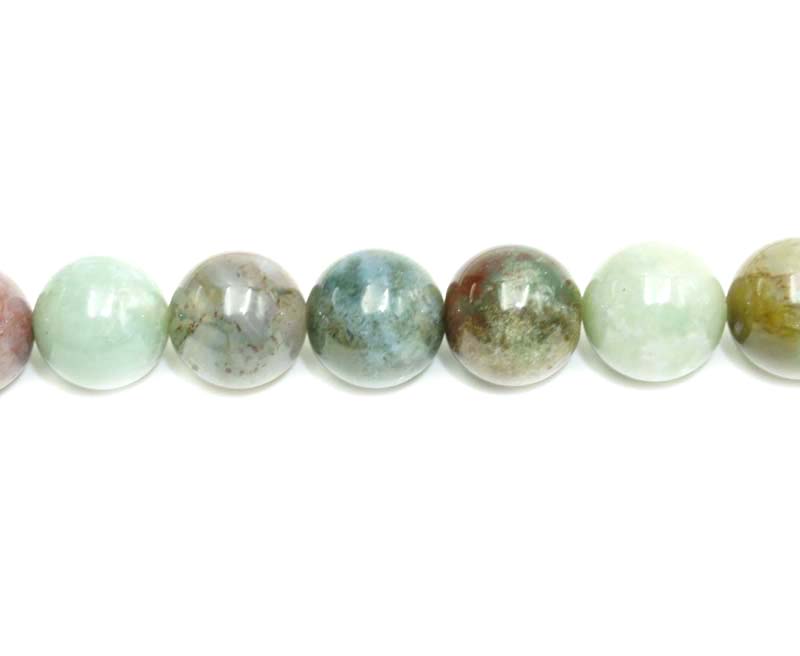 16 inch 10mm Indian Agate Round Beads
