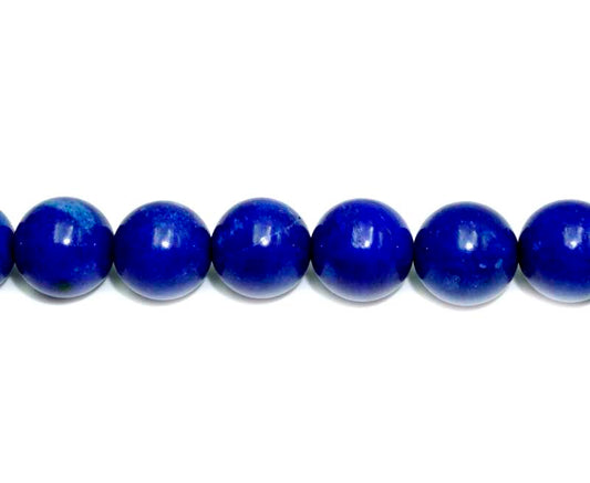 16 inch 10mm Blue Amazonite Jasper Dyed Round Beads