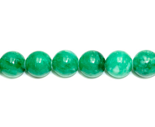 16 inch 10mm Brazil Rainforest Jasper Dyed Round Beads