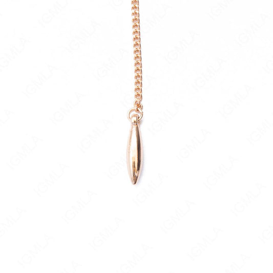 Zinc Alloy Drop Gold Plated w black ribbon CHOKER Necklace