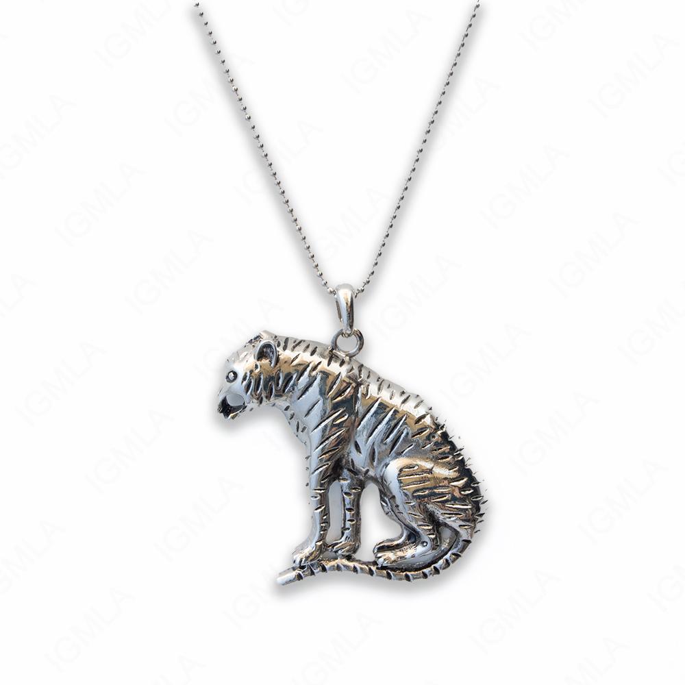 Zinc Alloy Silver Plated Animal Necklace