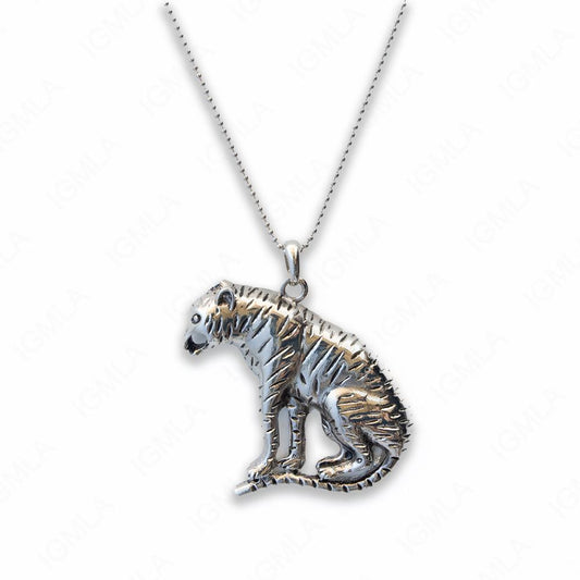Zinc Alloy Silver Plated Animal Necklace