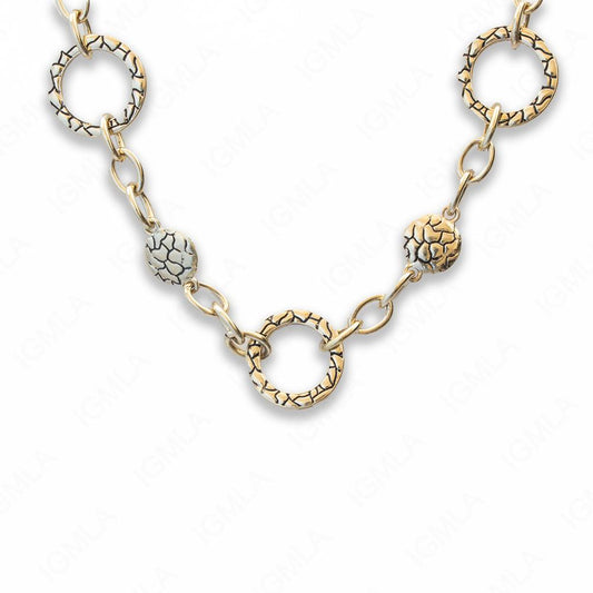 Zinc Alloy Gold Plated Necklace