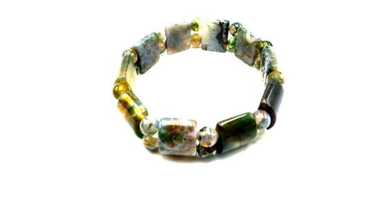Aqua Quartz Tanker Bracelets