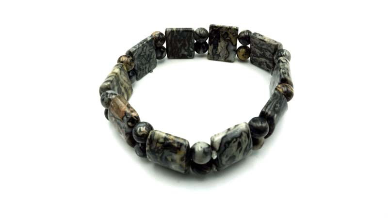 Zebra Jasper Tanker Bracelets