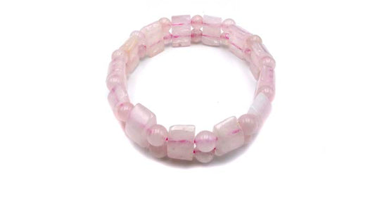 Rose Quartz Tanker Bracelets