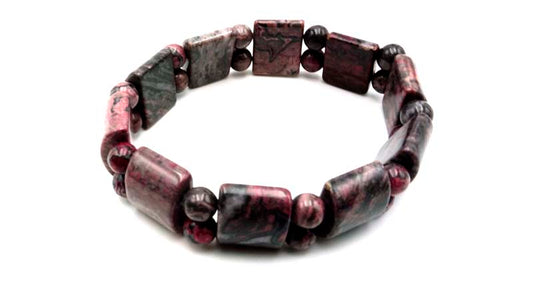 Red Laguna Lace Dyed Tanker Bracelets